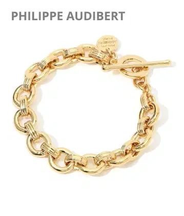 미사용 [필립 오디베일] 골드 체인 팔찌