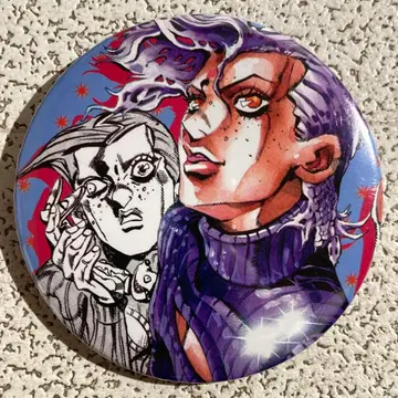 죠죠의 기묘한 모험 캔뱃지 도피오 아라키 히로히코 원화전