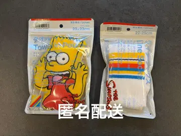 미개봉 새상품 훼미리마트 심슨 타월인파우치 라인 양말