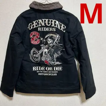 새상품 M 스컬 웍스 N1 자수 덱 자켓 덕 자켓