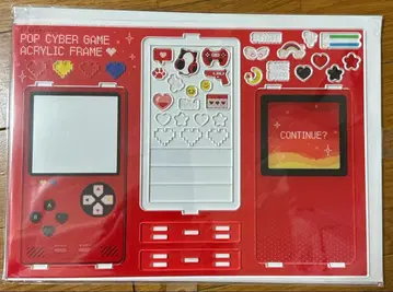 FUKUYA 팝 사이버 게임 아크릴 프레임 레드