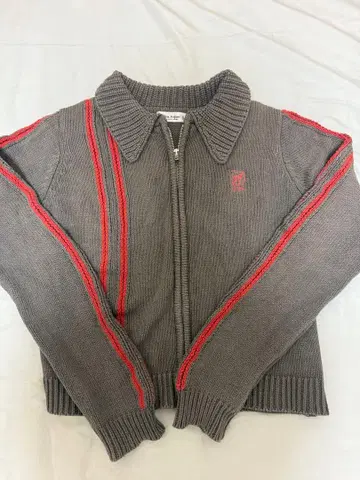 tinajojun 니트 지퍼 라인 니트