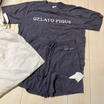 GELATO PIQUE 네이비 숏팬츠 세트