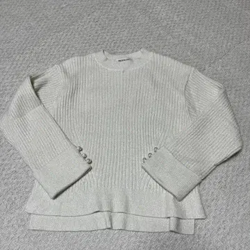새상품급 Misch Masch 아이보리 리브 스웨터 F 사이즈