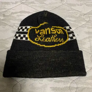 vanson 니트 모자 블랙 BACKDROP 별주
