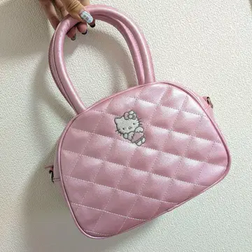 캔디 스트리퍼 엔젤 키티 퀼팅 백