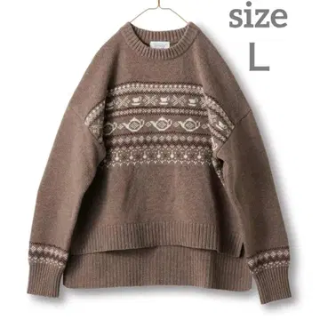 써니클라우드 L 울 혼방 니트 상의 티 세트 스웨터