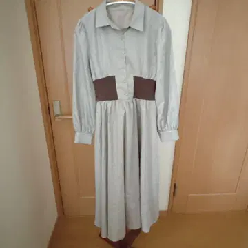 NATURAL BEAUTY BASIC 셔츠 원피스 브라운