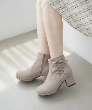 MAJESTICLEGON 사이드 레이스업 부츠 그레이지 새상품 L 사이즈