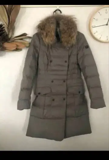 HETREGO 다운 자켓 퍼 포함