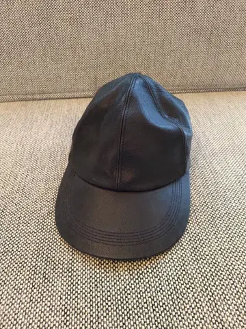 NICENESS welham 가죽 캡 블랙