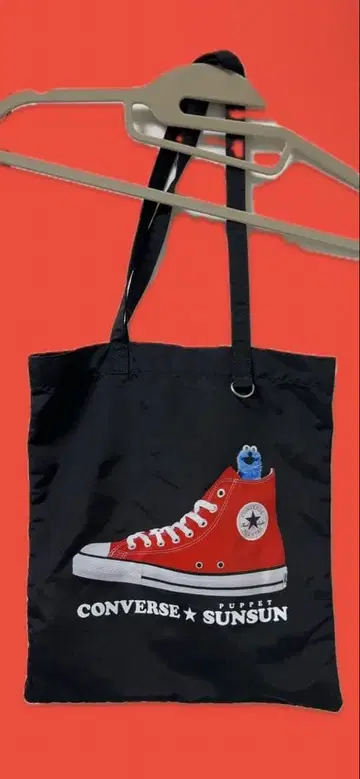 퍼펫 순순 CONVERSE 토트백 블랙