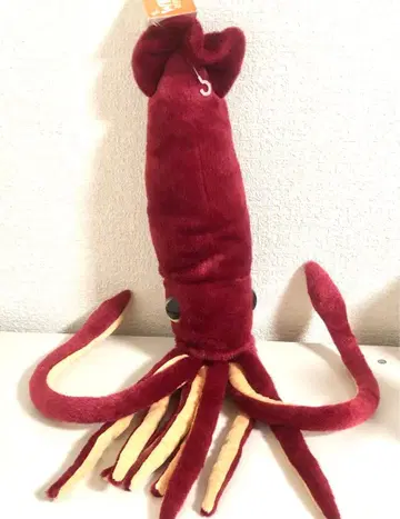 WILD REPUBLIC 빨간색 오징어 봉제 인형 빅 사이즈