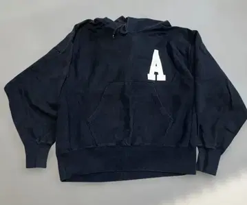 아메리카나 후드 맨투맨 네이비