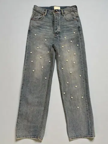 See Rose Lynn 펄 스트레이트 데님