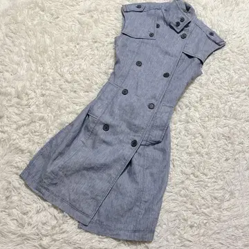 [ c6541 ] ZARA BASIC 원피스 무릎 기장 데님풍