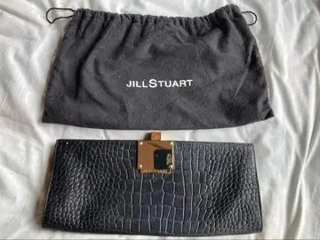 JILL STUART 크로커다일풍 가죽 핸드백 빈티지