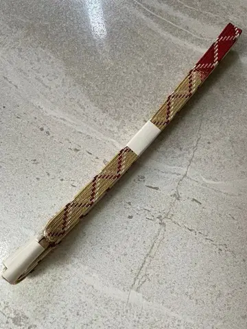 도묘 허리띠 미사용 새상품 빨간색 베이지 화이트