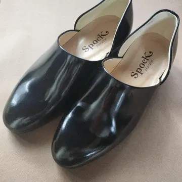 HARUTA 하루타 블랙 검정 슬립온 스포크 슈즈 23.5 EE