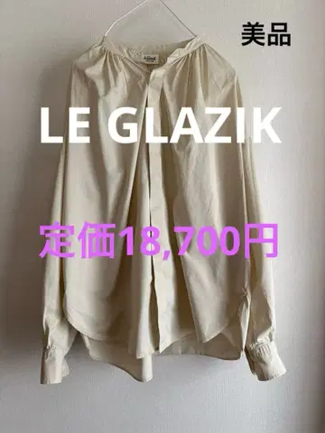 [ 고품질 ] LE GLAZIK | 개더 셔츠 WOMEN