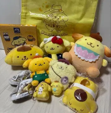 폼폼푸딩 봉제 인형 마스코트 키링 묶음 판매