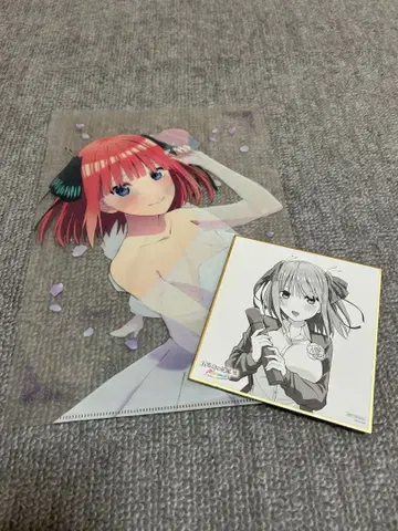 5등분의 신부 클리어 파일, 색지