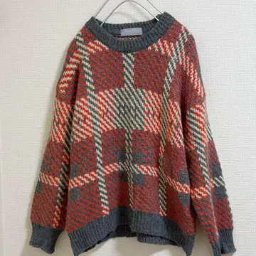 사키시마 도쿄 니트 캐주얼 스웨터 귀여운 빅