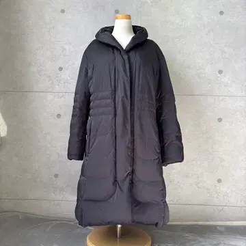 [ LINEA URBAN ] 블랙 A라인 다운 코트 빅 사이즈