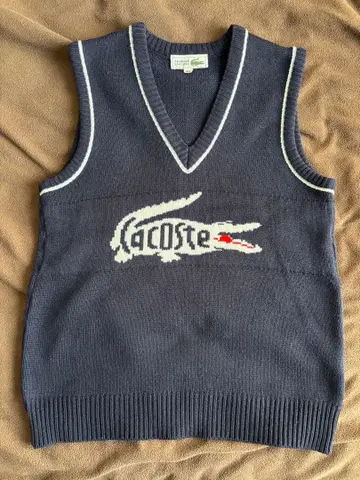 라코스테 빅 로고 니트 베스트