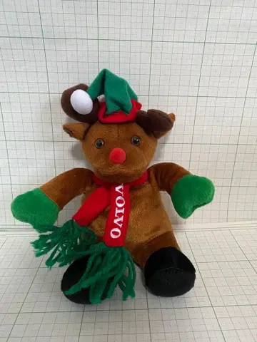 VOLVO 머플러 크리스마스 루돌프 봉제 인형