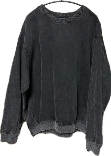 [ ZARA ] 사이드 지퍼 데님 원단 풀오버