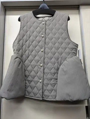 가을/겨울 제품, 멋스럽고 귀여운 디자인, 충전솜 퀼팅 베스트, 그레이지