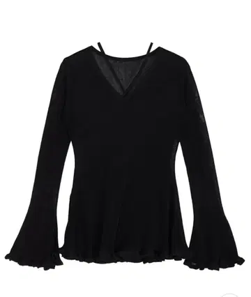 아멜리 빈티지 시어 니트탑