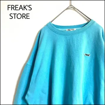 FREAK'S STORE 맨투맨 파랑 오버 사이즈 TOWNCRAFT