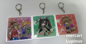 레어! 몬스터 스트라이크 몬스토 라운드 원 아크릴 키링 세트