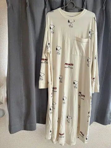 스누피 롱 기장 룸웨어