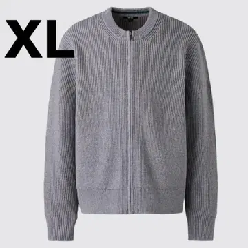 크루넥 풀 집업 가디건 UNIQLO C