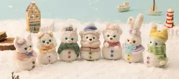 새상품 시크릿 오브 스노우 더피&프렌즈 봉제 인형 세트