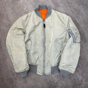 90s ALPHA 알파 MA-1 실버 USA제 IDEAL