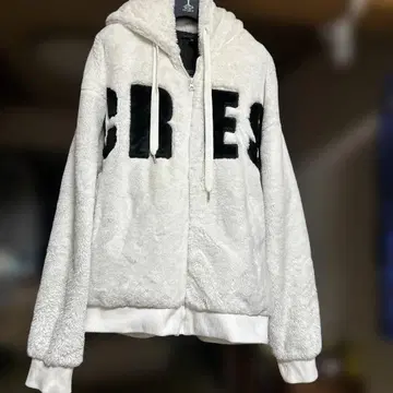 world exc 인조 모피/보아 자켓 48 화이트