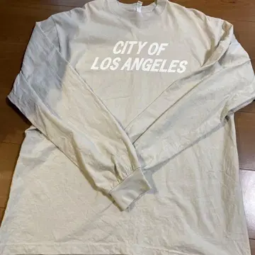 로스앤젤레스 어패럴 백 프린트 롱T