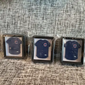 시카고 컵스 MLB 유니폼 프레임 마그넷 3개 세트