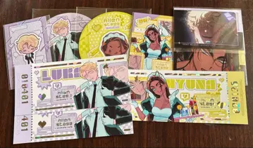 에이리언 스테이지 애니메이트 카페 혜택 금박 티켓 카드 루카 효나