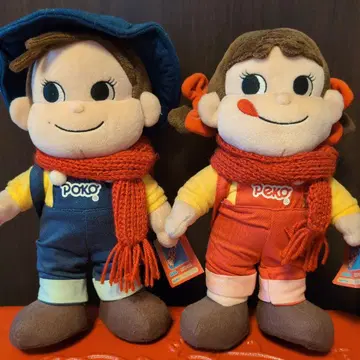 페코짱 & 포코짱 봉제 인형 겨울 버전