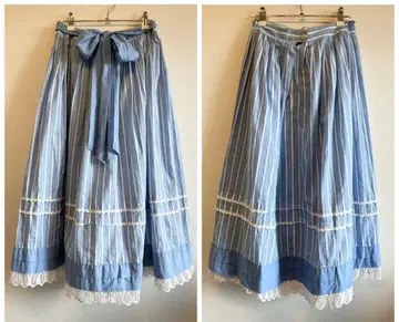 유럽 빈티지 티롤리안 스커트