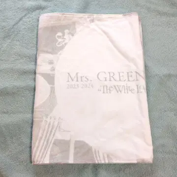 미세스 Mrs. GREEN APPLE 화이트 라운지 타월