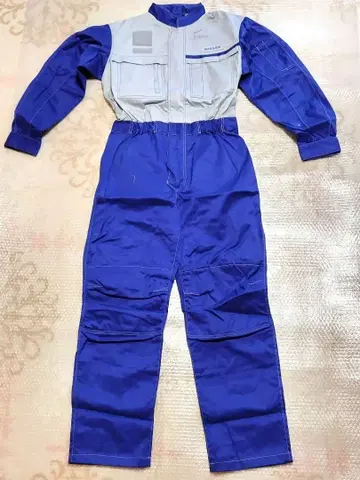 NISSAN 작업복 파랑 그레이