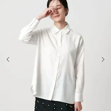 미니 프릴 셔츠 워셔블