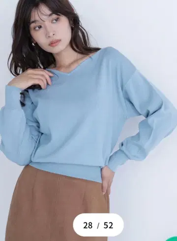 새상품급 내추럴 뷰티 베이직 베이직 시리즈 뉴앙스 V넥