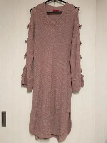 오토나시움 차이나 원피스 핑크